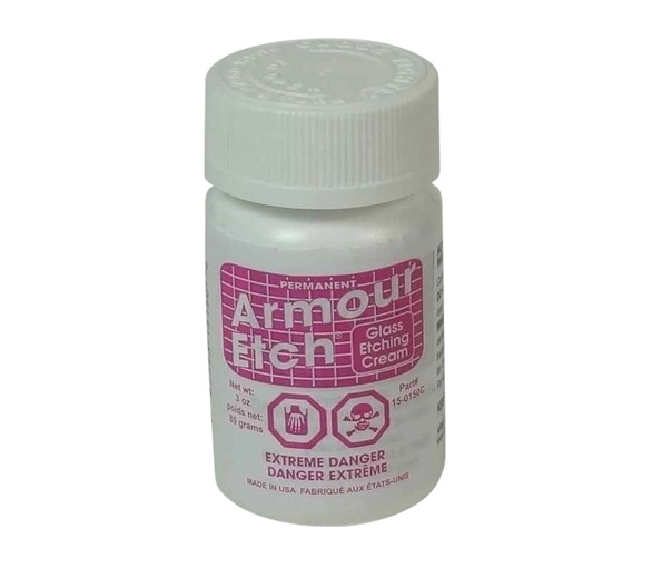 Armour Etch Glass Etching Cream ~ 2.8 oz jar SHIPS TODAY