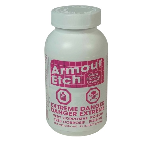 Armour Etch Glass Etching Cream, 3 oz. 