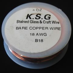 Bare copper wire spools – Lucent Glass