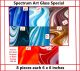 Spectrum Art Glass Fuser's Reserve Pack 6X6