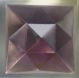 Amethyst 25 mm Square Faceted Glass Jewel Germany