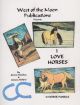 I Love Horses Stained Glass Book