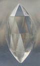 Clear 30x15 mm Navette Faceted Glass Jewel Germany