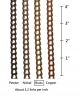 Brass Ladder Chain