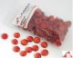 151SF Cherry Red Transparent Pebbles/Nuggets