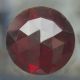 Red 25 mm Round Faceted Glass Jewel Germany