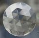 Clear 20 mm Round Faceted Glass Jewel Germany