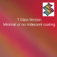 151SF Cherry Red Irid Transparent T Glass