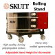 Rolling Stand for GM 814 kiln  - adjustable height 