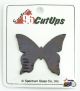 CU11 Black Iridescent Butterfly CutUps