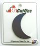 CU18 Black Iridescent Crescent CutUps