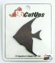 CU1 Black Iridescent Angel Fish CutUps