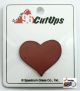 CU26 Transparent Red Heart CutUps