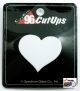 CU28 White Heart CutUps