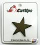 CU43 Black Iridescent Star CutUps