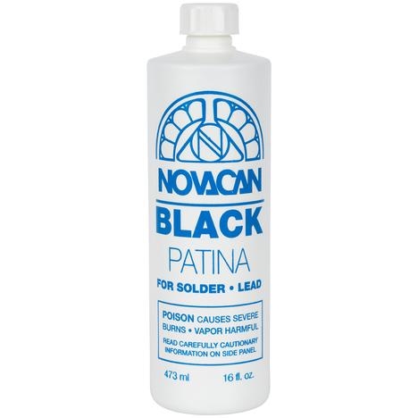 Novacan Black Patina For Lead And Solder - 8 Oz